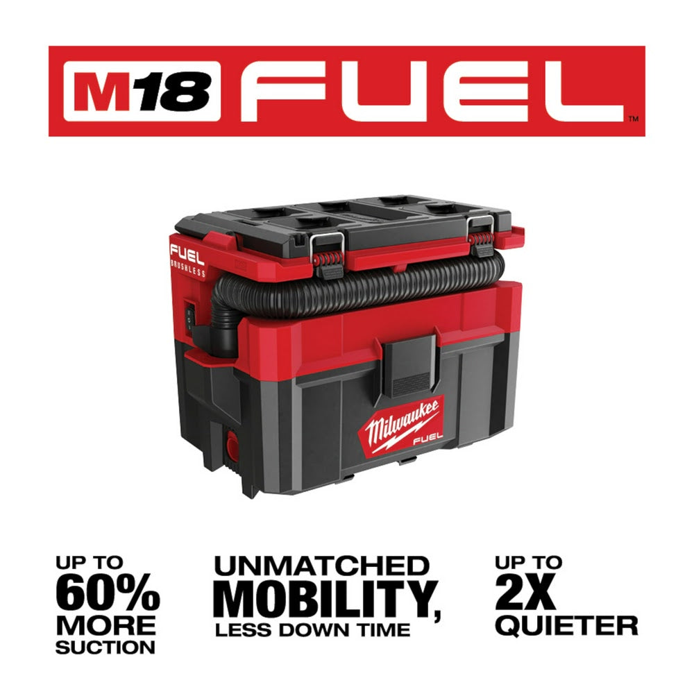 Milwaukee  0970-20 M18 FUEL PACKOUT 2.5 Gallon Wet/Dry Vacuum