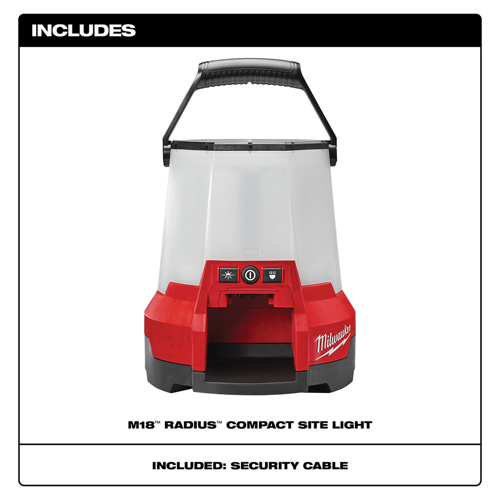 Milwaukee 2145-20 M18 RADIUS LED Compact Site Light 