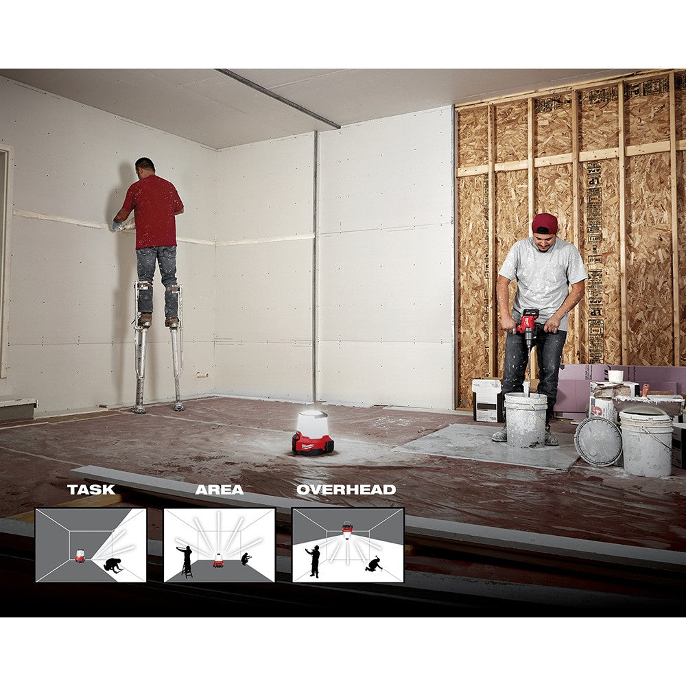 Milwaukee 2145-20 M18 RADIUS LED Compact Site Light, Bare  Tool