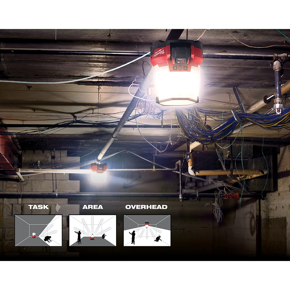 Milwaukee 2146-20 M18 RADIUS LED Compact Site Light with One Key