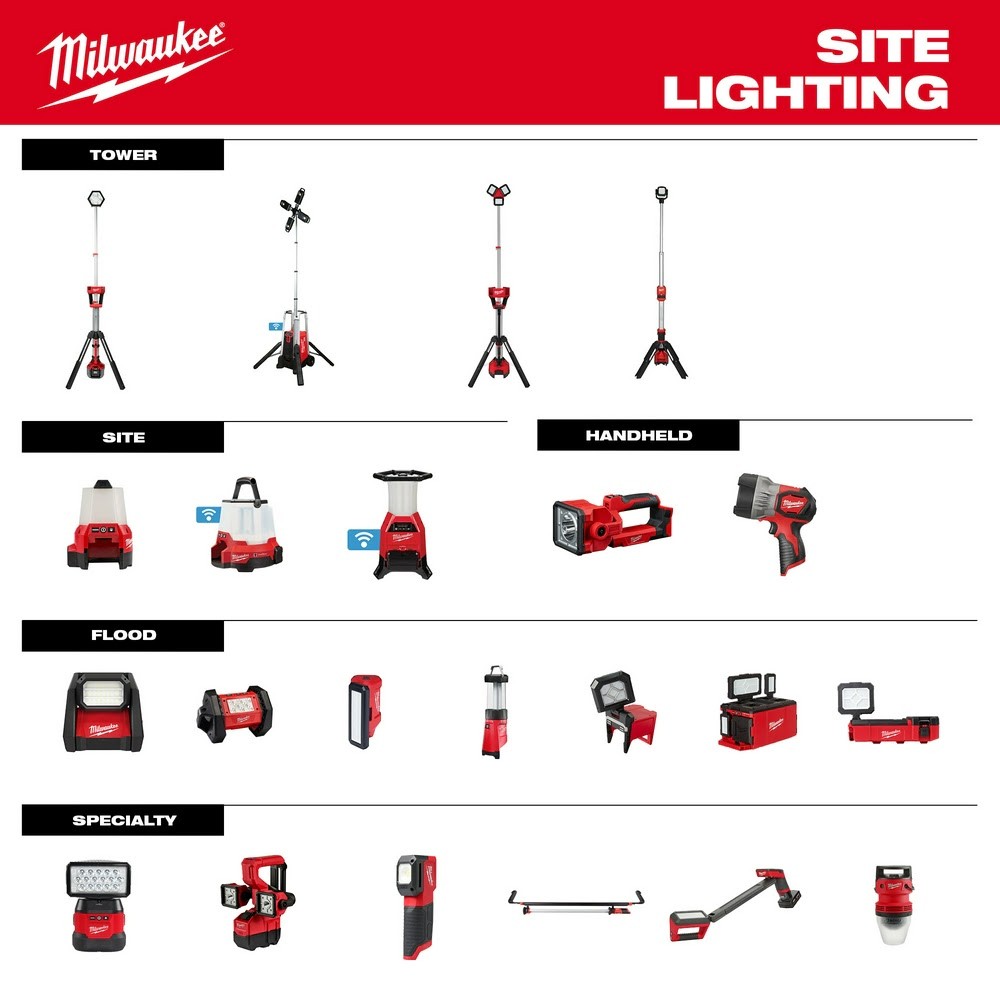 Milwaukee 2356-20 M12 PACKOUT Flood Light w/ USB Charging, Bare