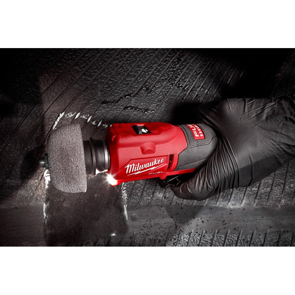 Milwaukee 2409-20 M12 FUEL 12V Li-Ion Brushless Low Speed Tire Buffer, Bare Tool