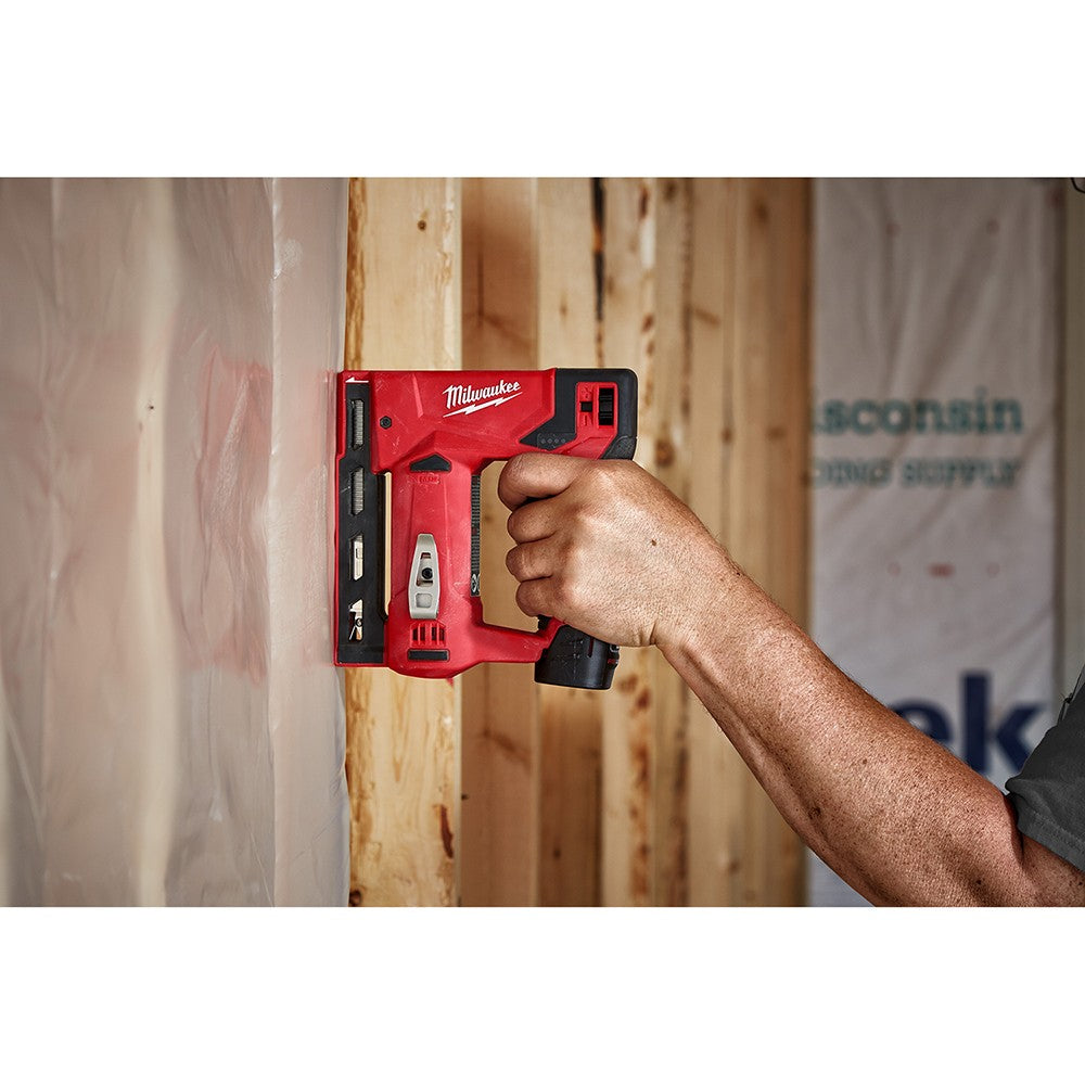 Milwaukee  2447-20 M12 3/8 Crown Stapler, Bare