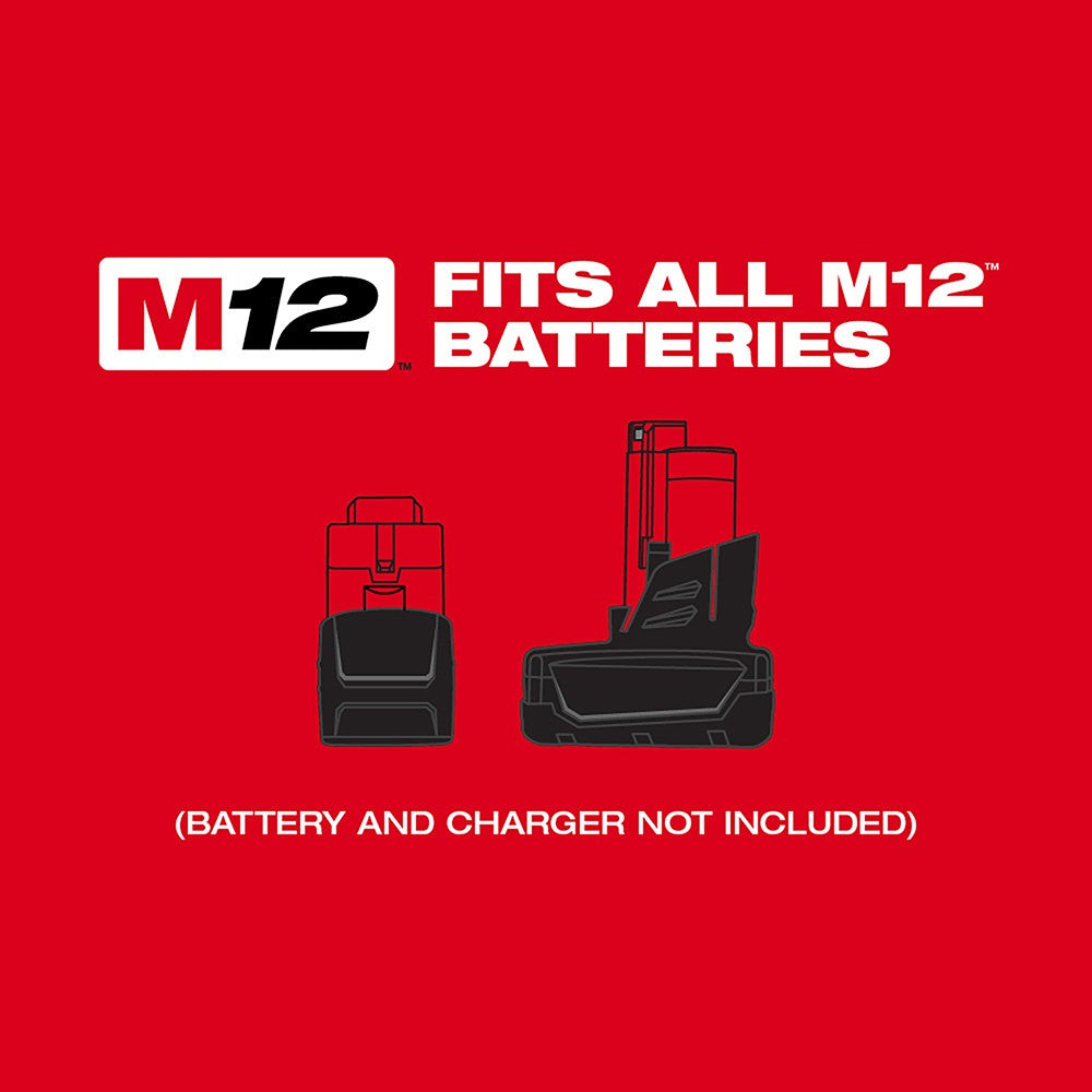 Milwaukee  2447-20 M12 3/8 Crown Stapler, Bare