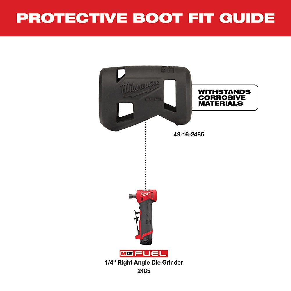 Milwaukee 2485-20 M12 FUEL Right Angle Die Grinder, Bare