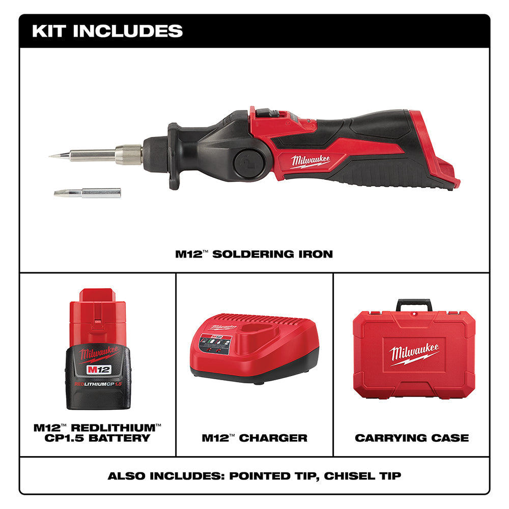 Milwaukee  2488-21 M12 Soldering Iron Kit