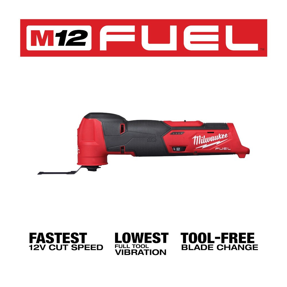Milwaukee 2526-20 M12 FUEL™ Oscillating Multi-Tool, Bare