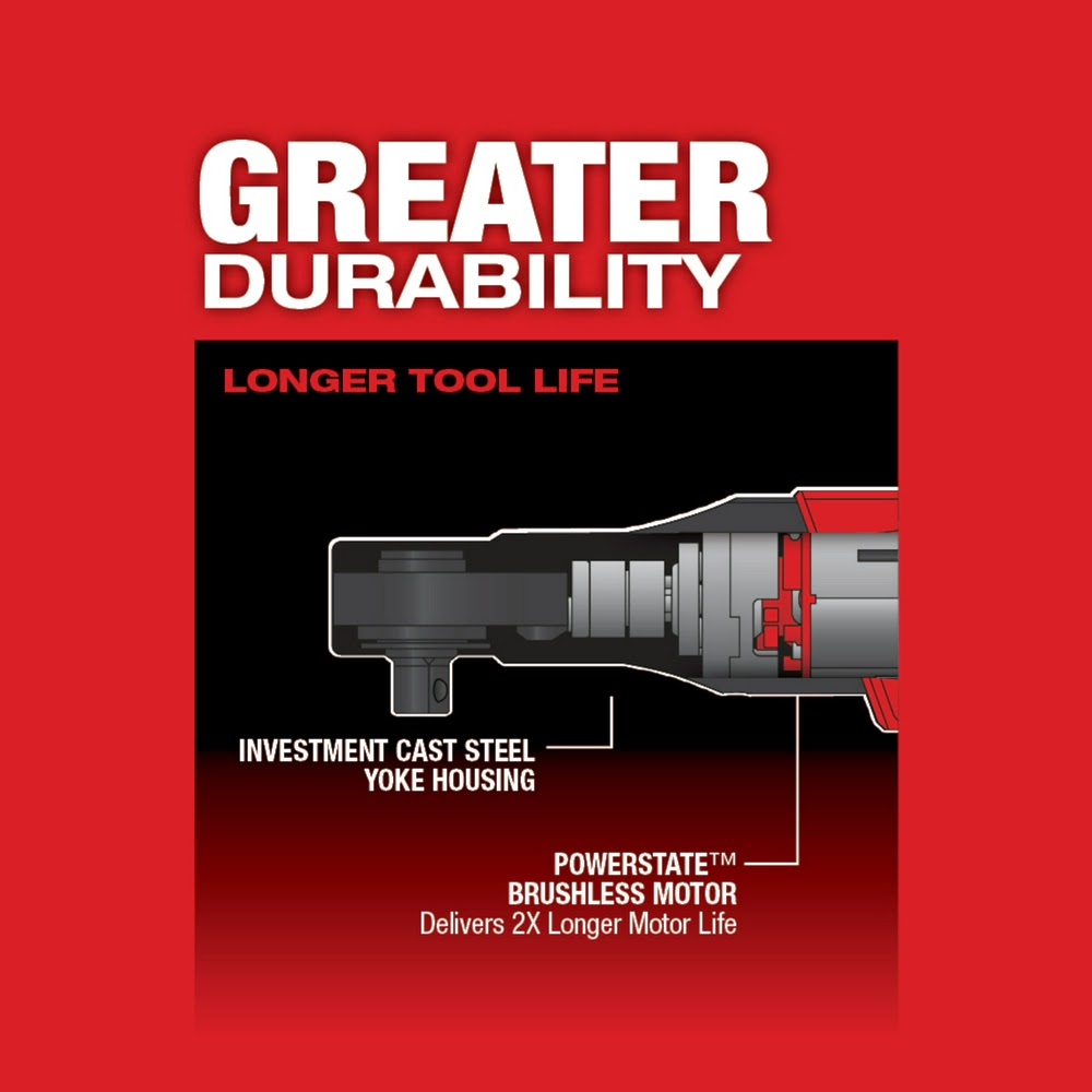 Milwaukee 2557-22 M12 FUEL 3/8 Ratchet 2 Battery Kit