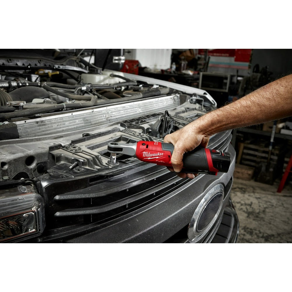 Milwaukee 2566-22 M12 FUEL™ 1/4 High Speed Ratchet Kit
