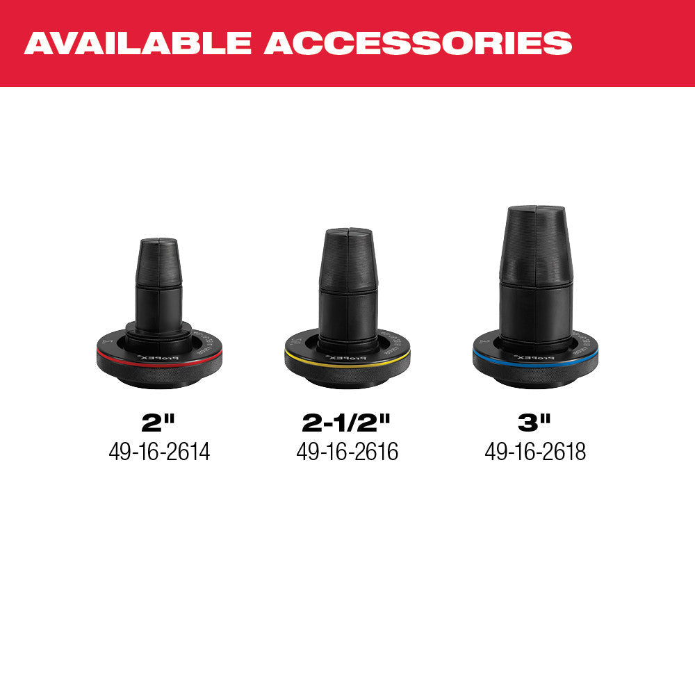 Milwaukee 2633-22HD M18™ FORCE LOGIC™ 2”-3” ProPEX® Expansion Tool Kit