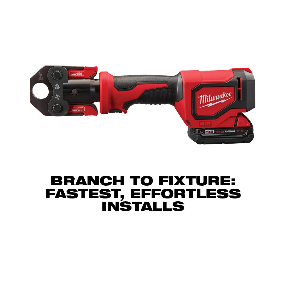 Milwaukee 2674-22C M18 Short Throw Press Tool Kit with PEX Crimp Jaws