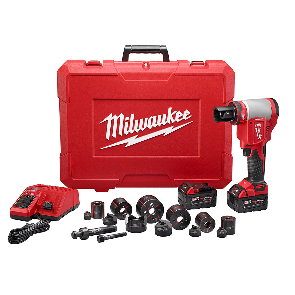 Milwaukee 2677-21 M18 FORCE LOGIC 6T Knockout Tool 1/2 - 2 Kit