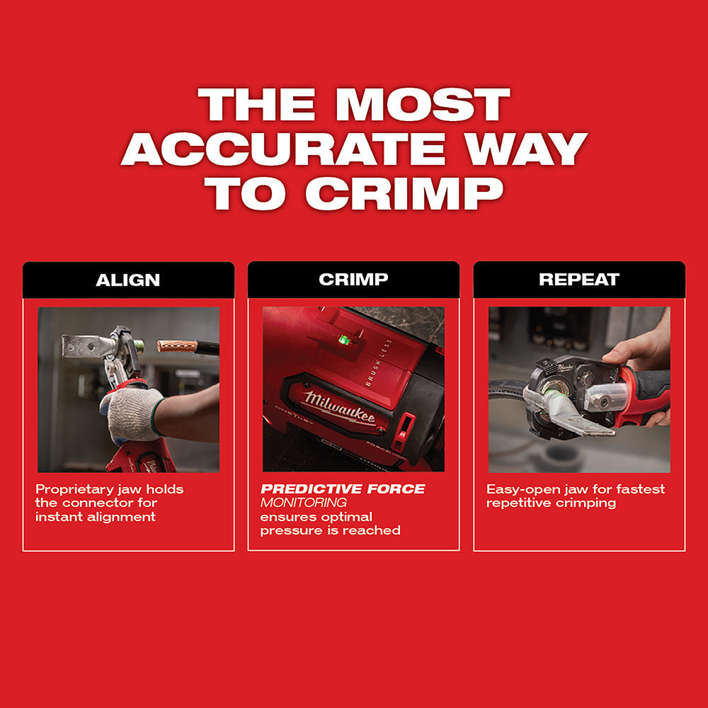 Milwaukee 2679-22 M18 FORCE LOGIC 600 MCM Crimper Kit