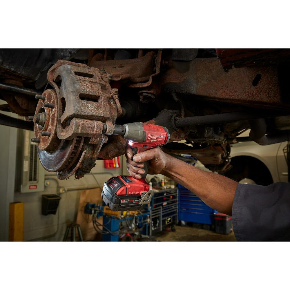 Milwaukee 2759-20 M18 FUEL 1/2 Compact Impact Wrench with Pin Detent with ONE-KEY (Bare Tool)