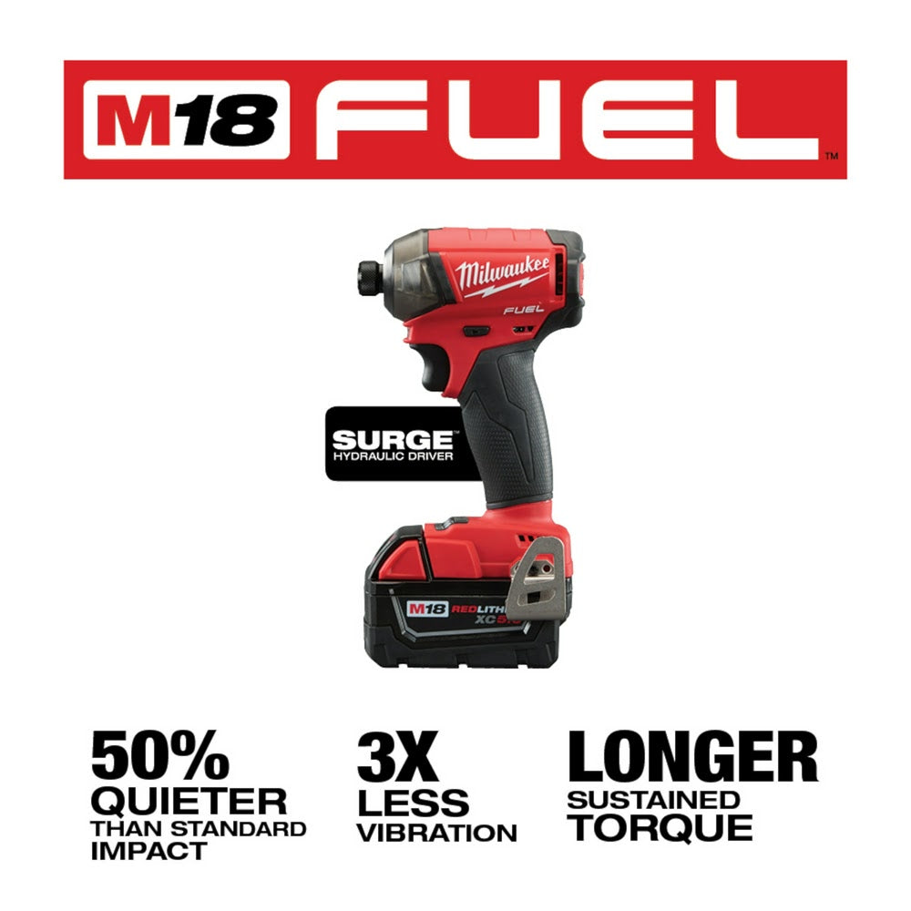 Milwaukee 2760-22 M18 FUEL SURGE 1/4 Hex Hydraulic Driver Kit