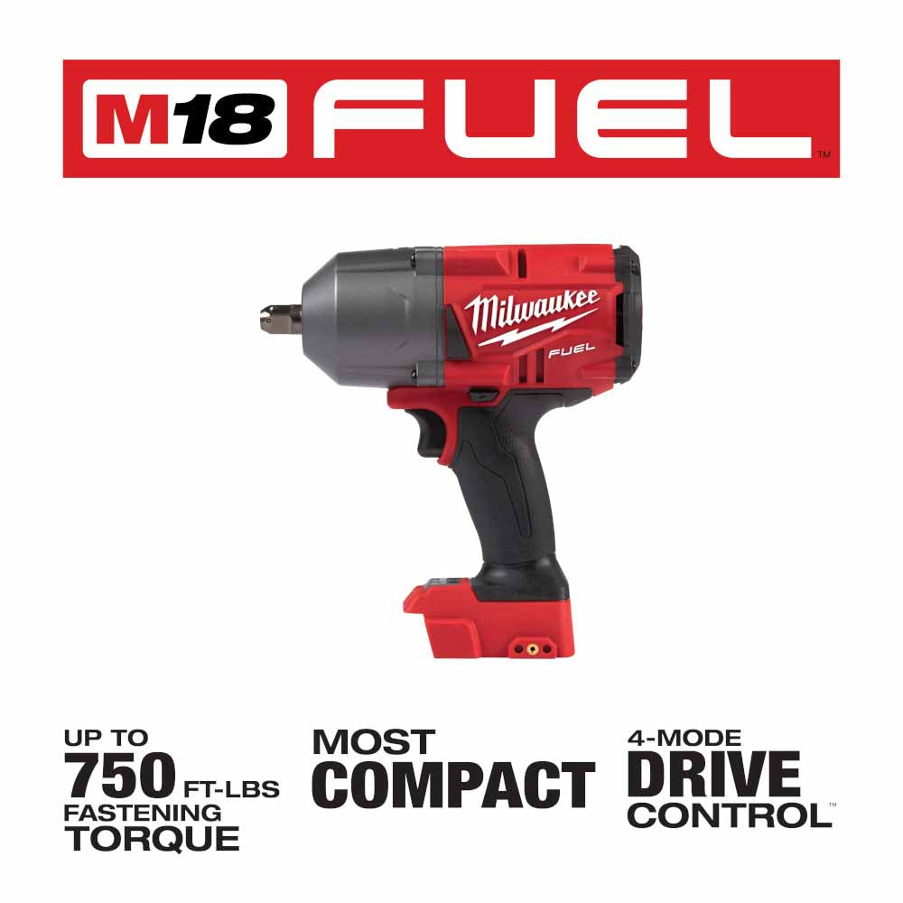 Milwaukee 2766-20 M18 FUEL 1/2 High Torque Impact Wrench w/Pin Detent