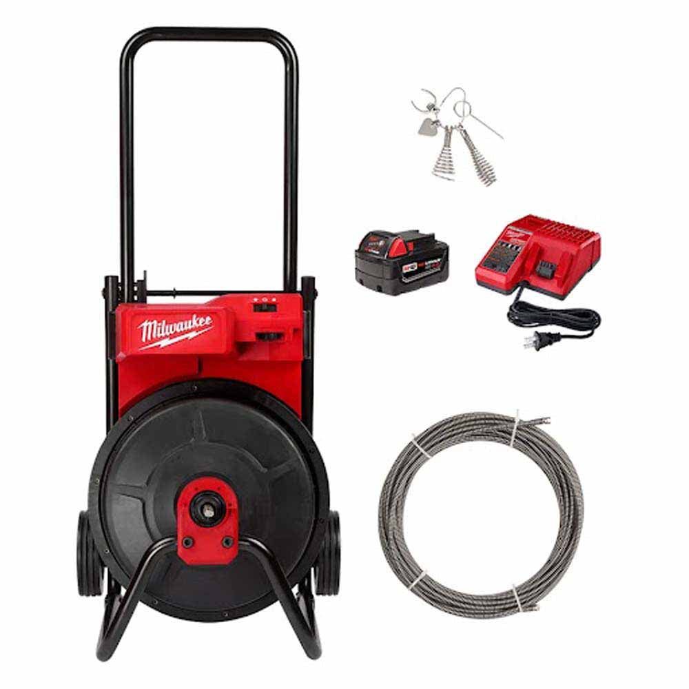 Milwaukee 2817A-21 M18 Drum Machine for 3/8-1/2 Cable