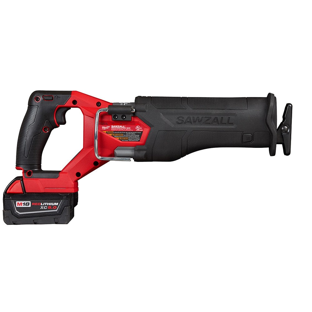 Milwaukee  2822-22 M18 FUEL™ SAWZALL® Recip Saw w/ One-Key™- 2 Battery XC5.0 Kit