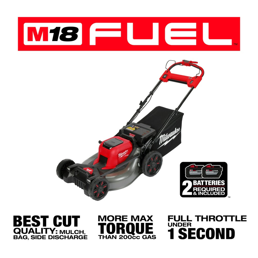 Milwaukee 2823-22HD M18 FUEL™ 21 Self-Propelled Dual Battery Lawn Mower