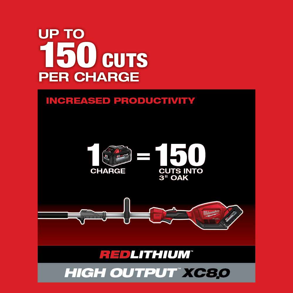 Milwaukee 2825-21PS M18 FUEL 10 Pole Saw Kit w/ QUIK-LOK