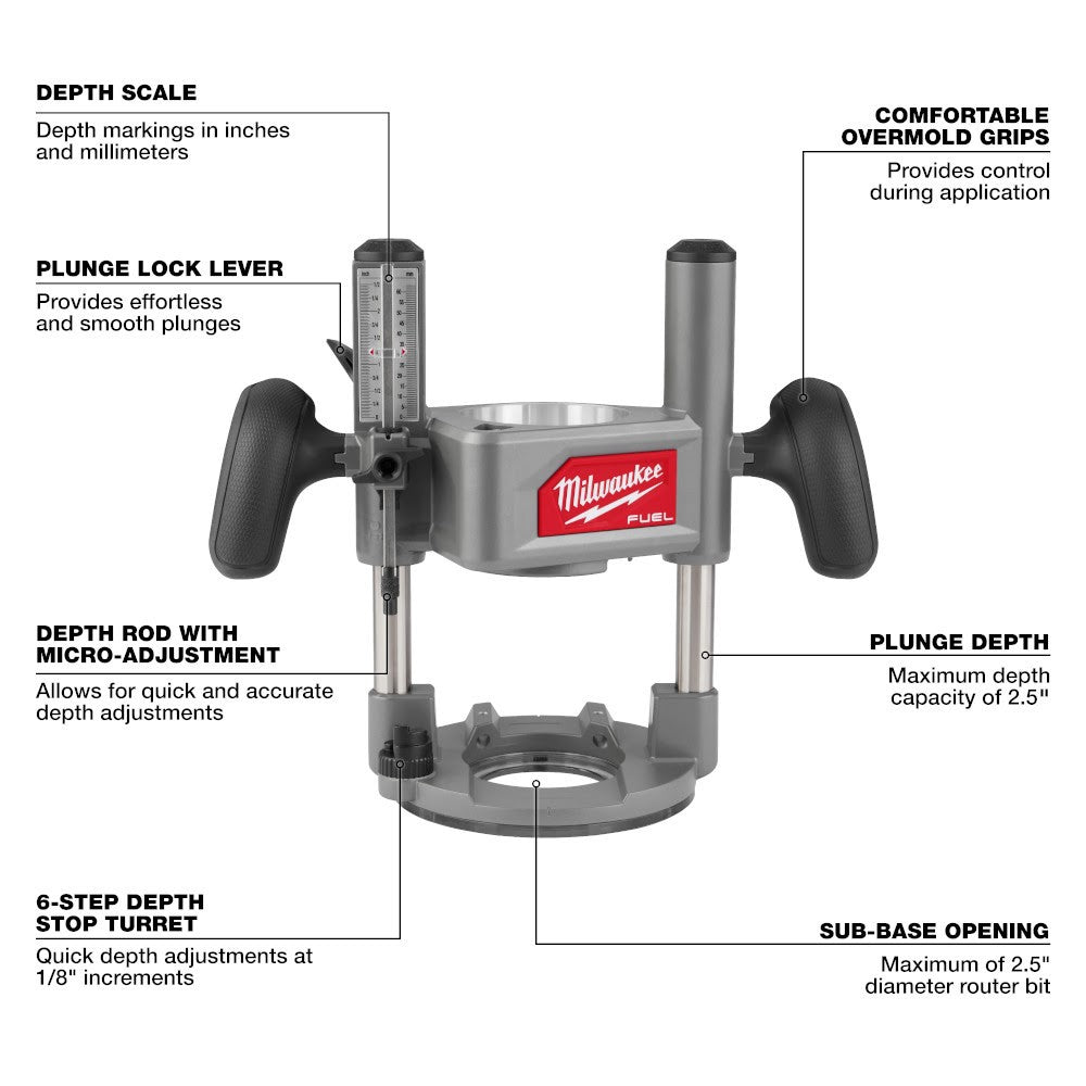 Milwaukee 2838-21 M18 FUEL 1/2 Router Kit