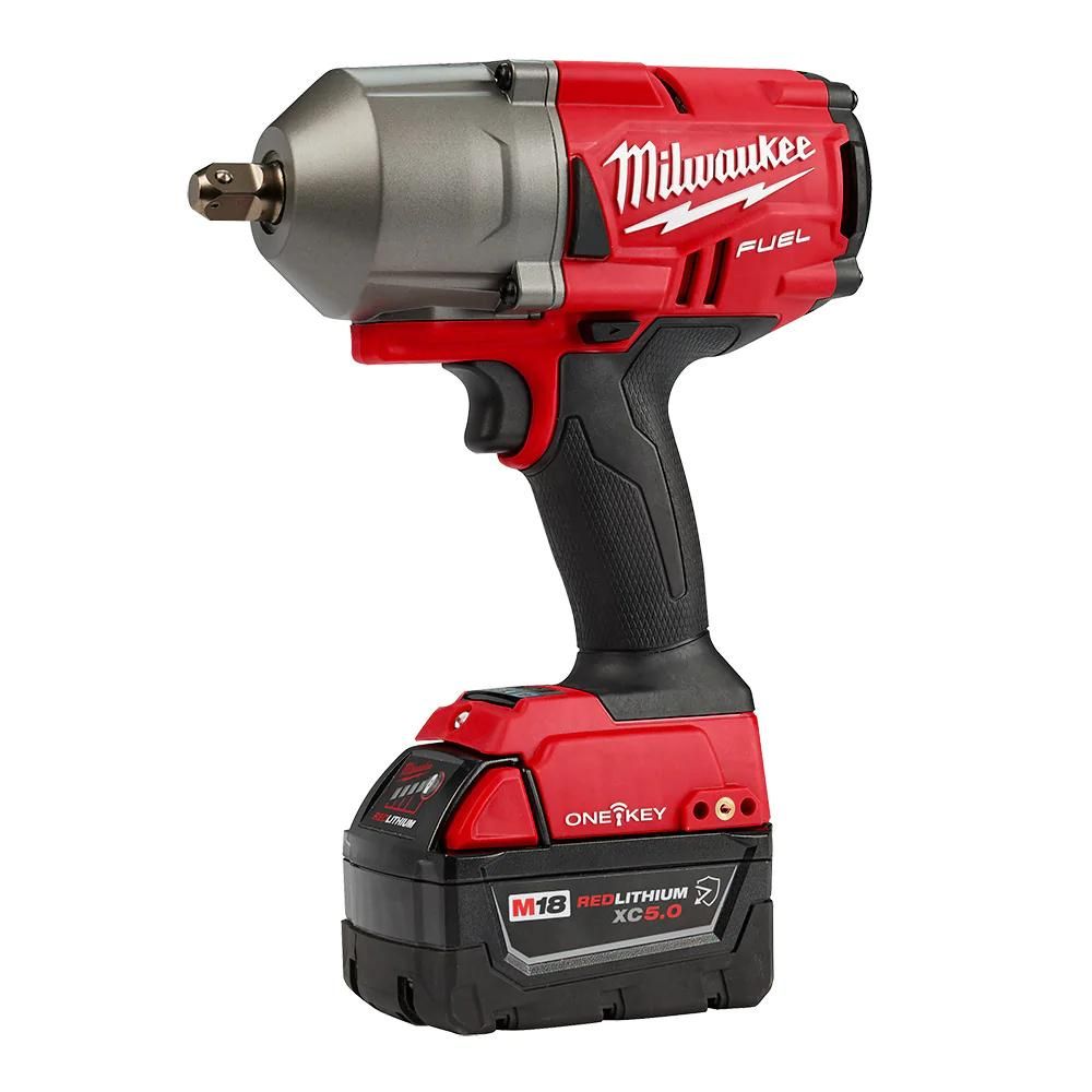 Milwaukee 2862-22R M18 FUEL  w/ ONE-KEY High Torque Impact Wrench 1/2 Pin Detent Kit