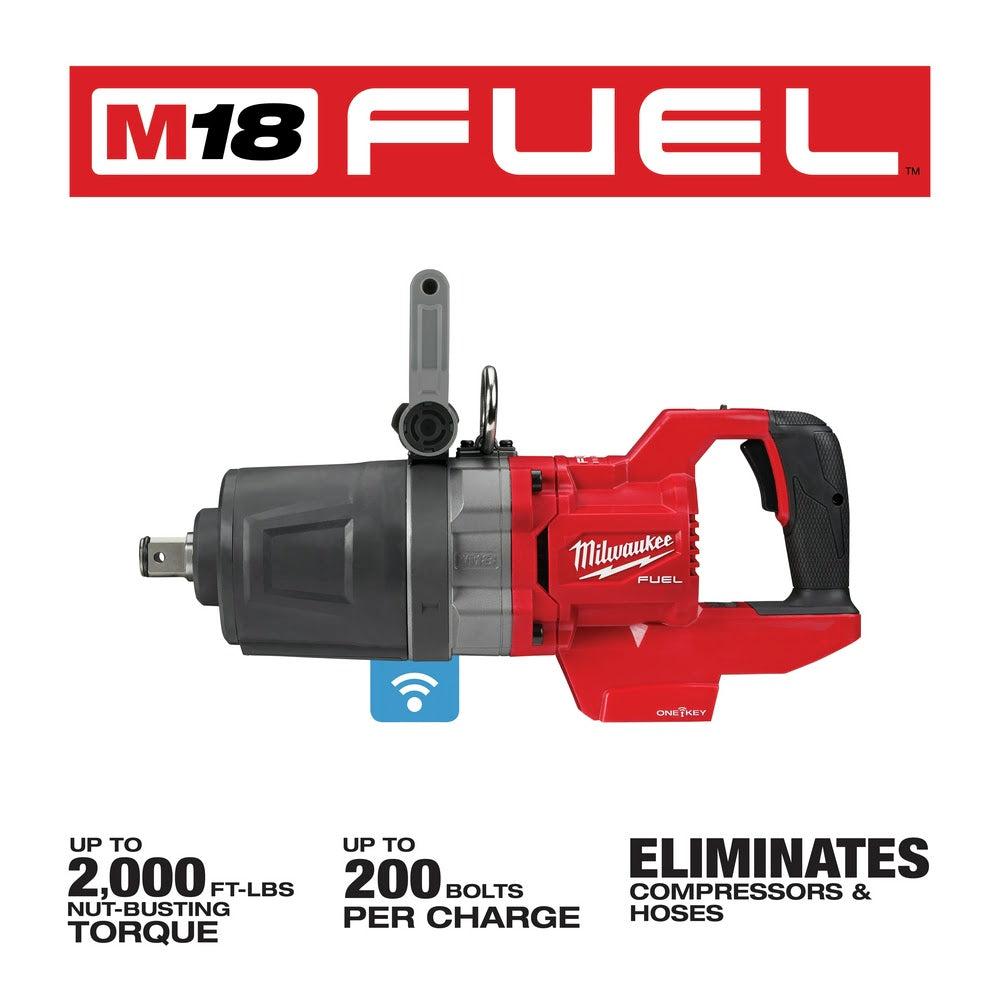 Milwaukee 2868-20 M18 FUEL 1 D-Handle High Torque Impact Wrench w/ ONE-KEY