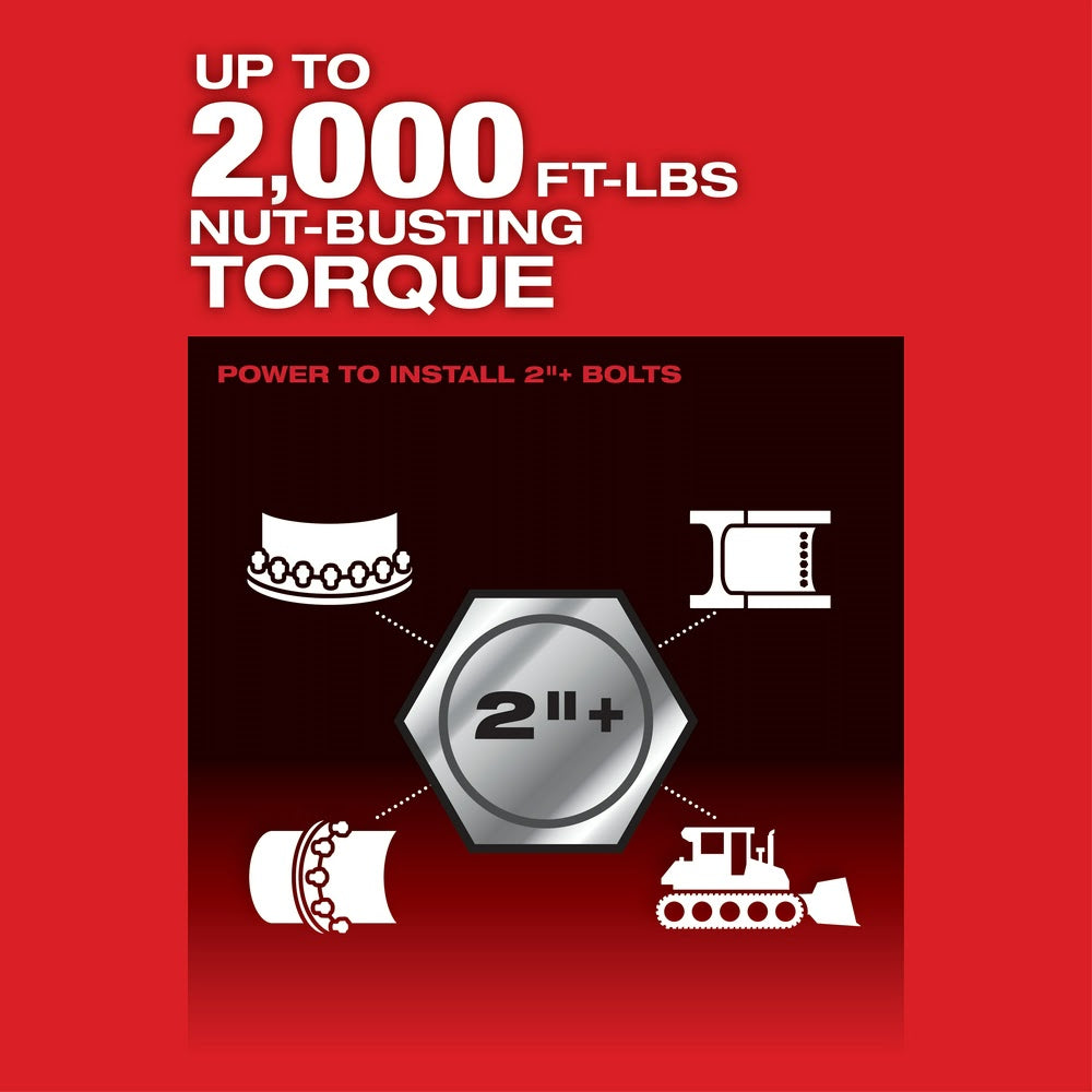 Milwaukee 2868-20 M18 FUEL 1 D-Handle High Torque Impact Wrench w/ ONE-KEY