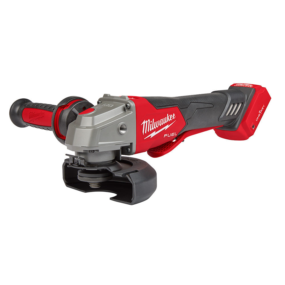 Milwaukee 2882-20 M18 FUEL™ 4-1/2 / 5 Braking Grinder w/ ONE-KEY™  Paddle Switch, No-Lock