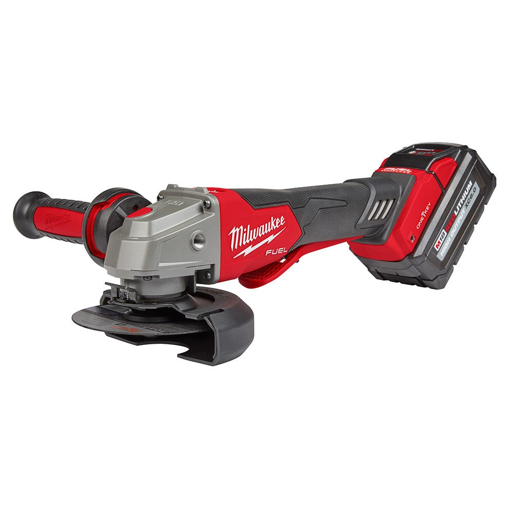 Milwaukee 2882-22 M18 FUEL™ 4-1/2/5 Braking Grinder w/ ONE-KEY™  Paddle Switch, No-Lock Kit