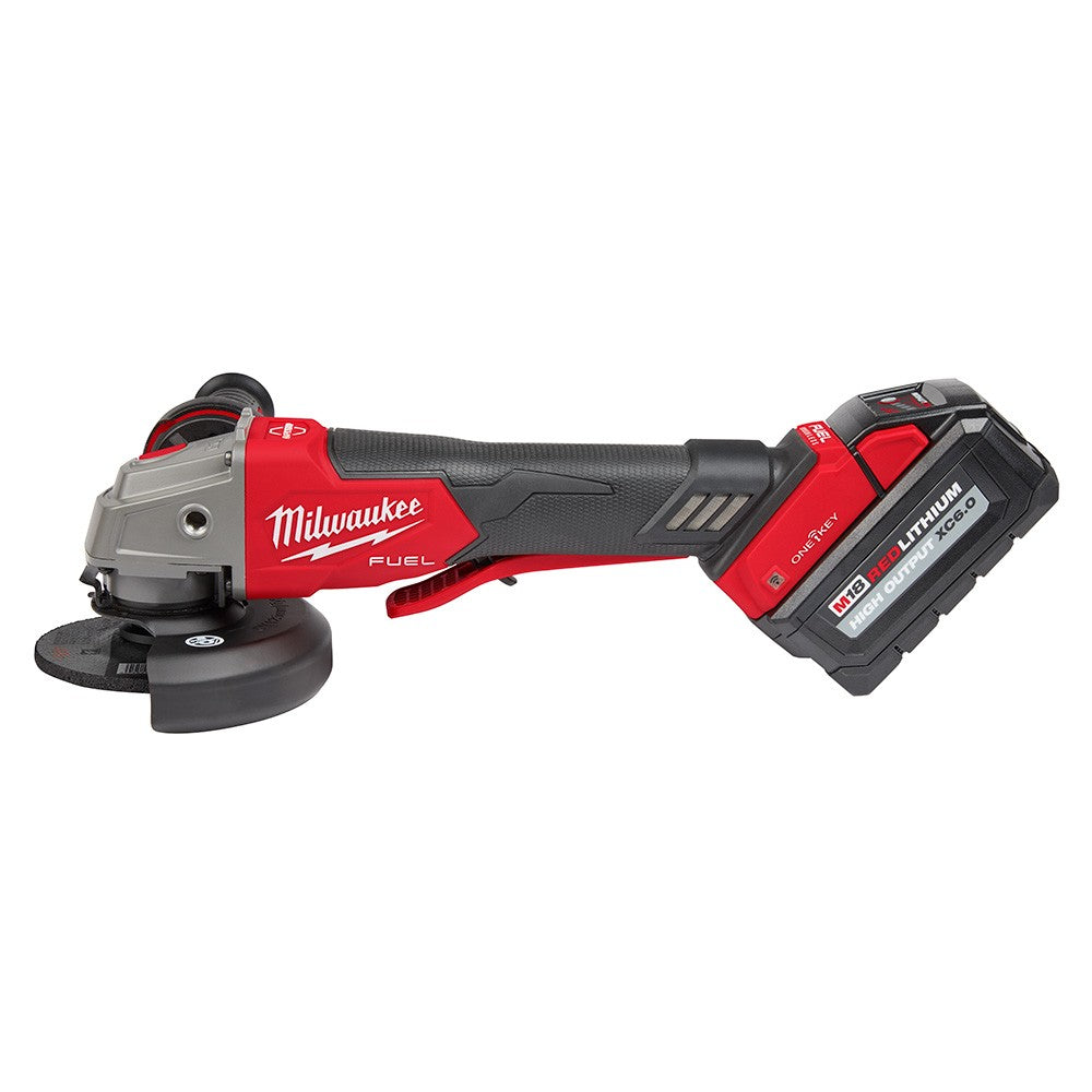 Milwaukee 2882-22 M18 FUEL™ 4-1/2/5 Braking Grinder w/ ONE-KEY™  Paddle Switch, No-Lock Kit