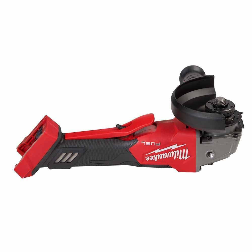 Milwaukee 2888-20 M18 FUEL™ 4-1/2 / 5 Variable Speed Braking Grinder, Paddle Switch No-Lock