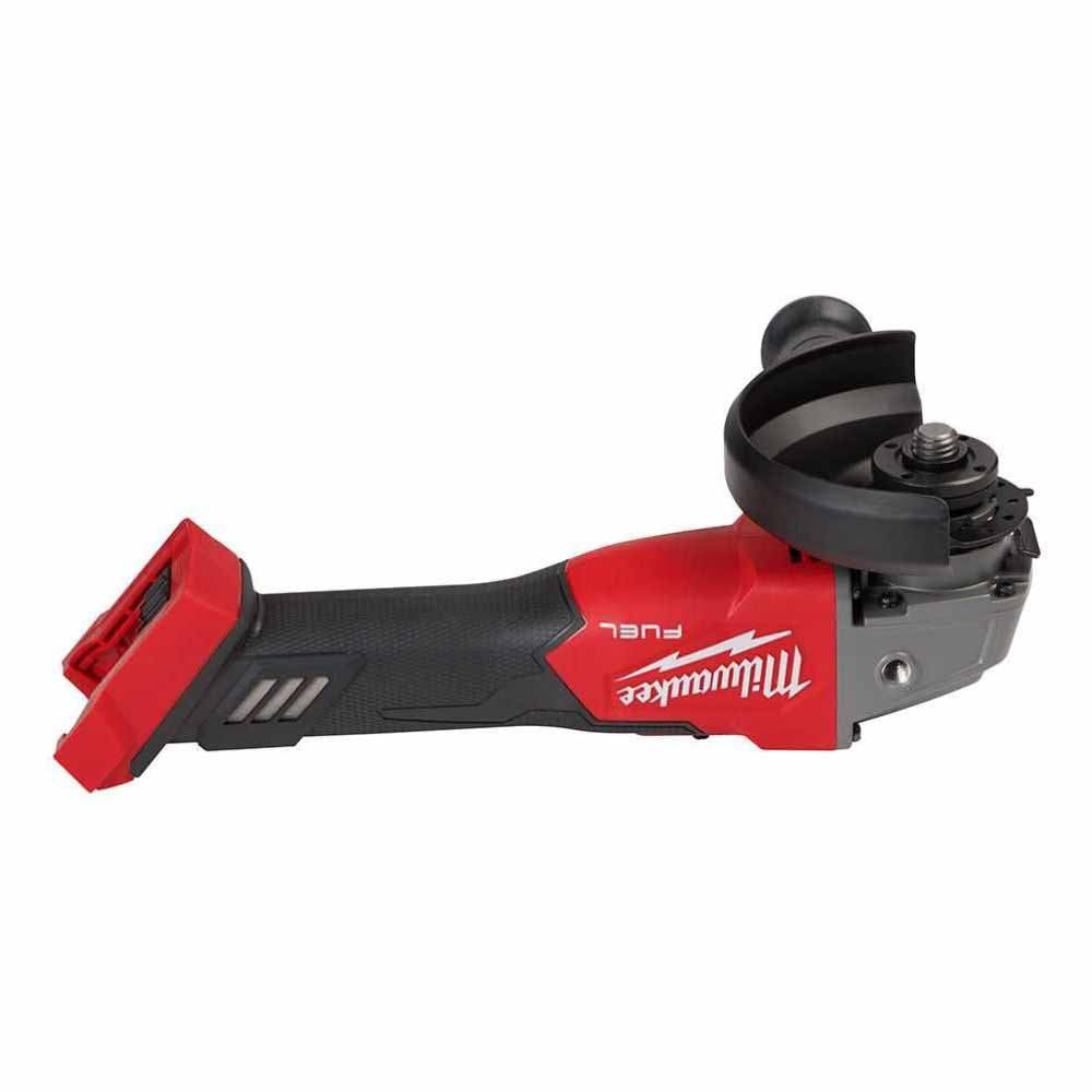 Milwaukee 2889-20 M18 FUEL™ 4-1/2 / 5 Variable Speed Braking Grinder, Slide Switch Lock-On