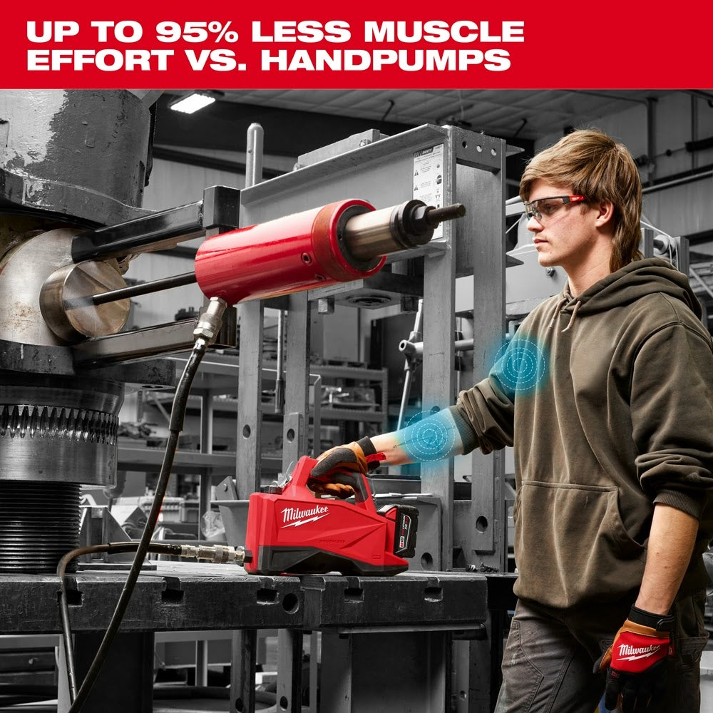 Milwaukee 3120-21 M18 Brushless Single Acting 60 in 3 10,000psi Hydraulic Pump
