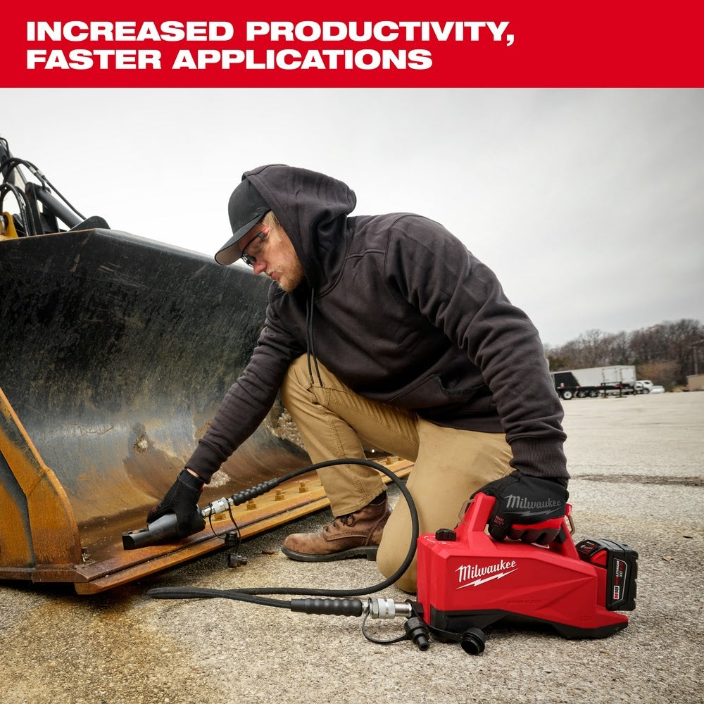 Milwaukee 3120-21 M18 Brushless Single Acting 60 in 3 10,000psi Hydraulic Pump