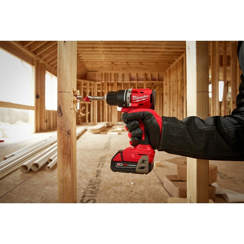 Milwaukee 3602-22CT M18 Compact Brushless 1/2 Hammer Drill/Driver Kit