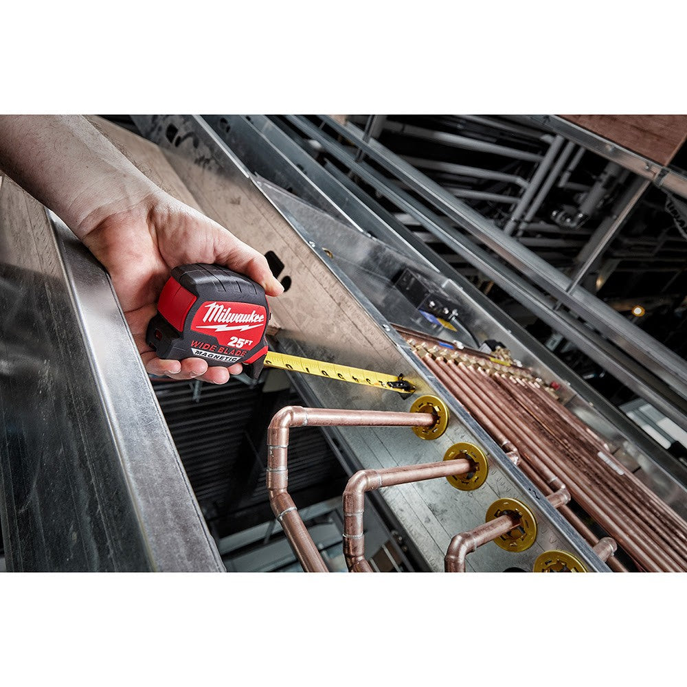 Milwaukee 48-22-0225M 25 Wide Blade Magnetic Tape Measure
