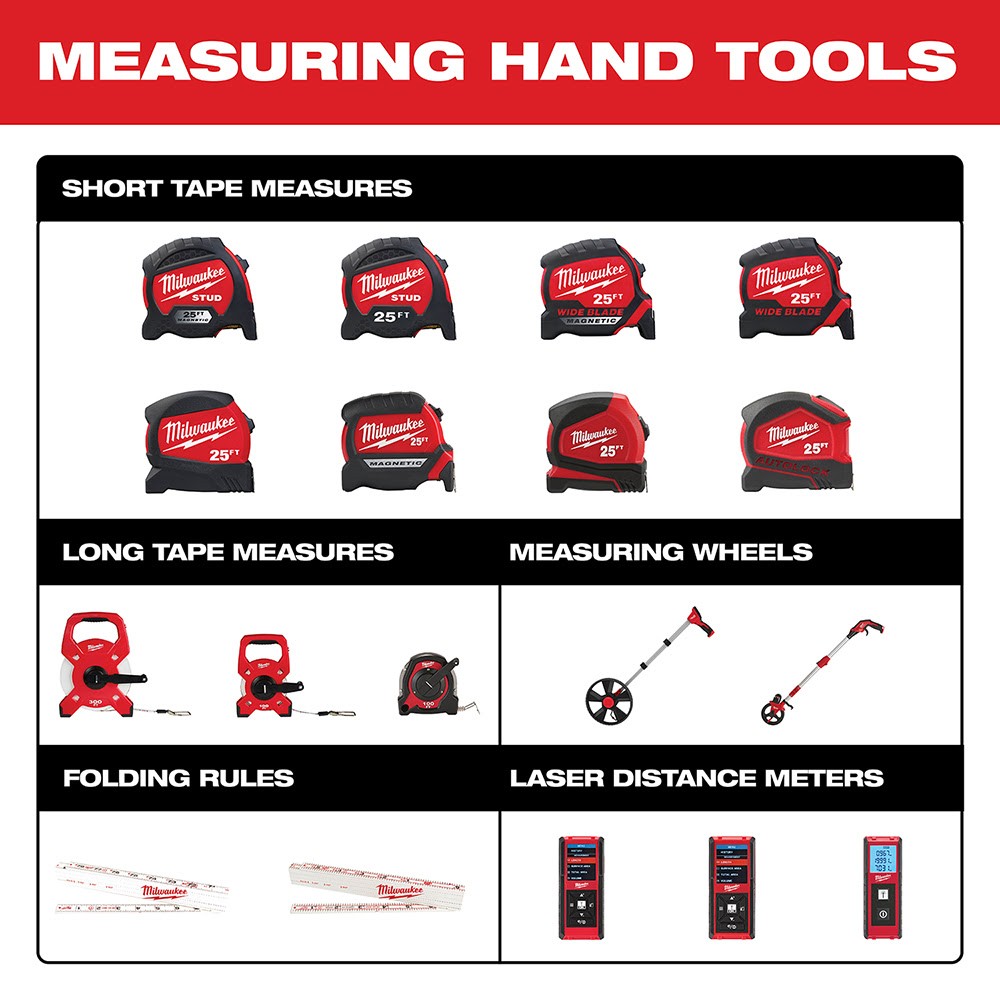 Milwaukee 48-22-0416 16 Compact Wide Blade Tape Measure