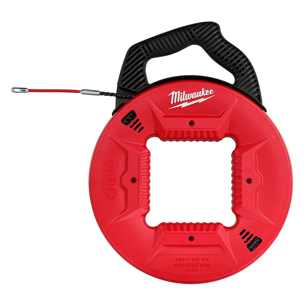Milwaukee 48-22-4195 100 Polyester Fish Tape w/ Flexible Metal Leader
