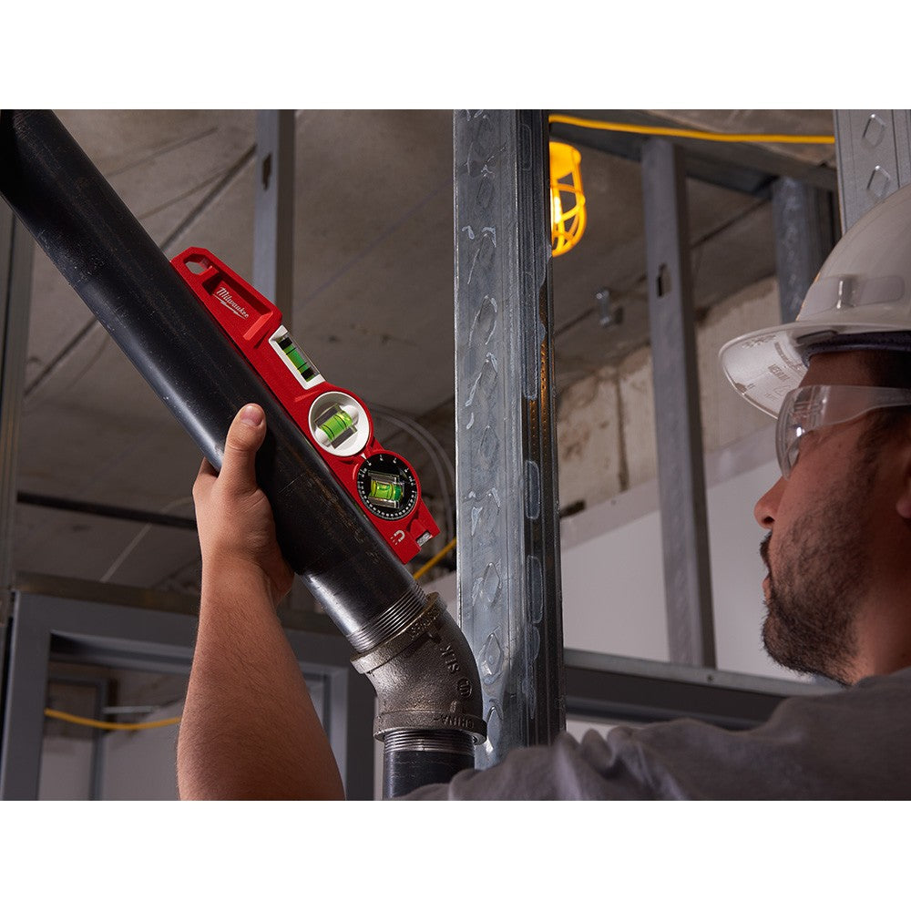 Milwaukee 48-22-5210 10 Die cast Torpedo Level with 360 Degree Locking Vial