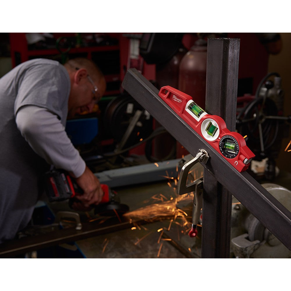 Milwaukee 48-22-5210 10 Die cast Torpedo Level with 360 Degree Locking Vial