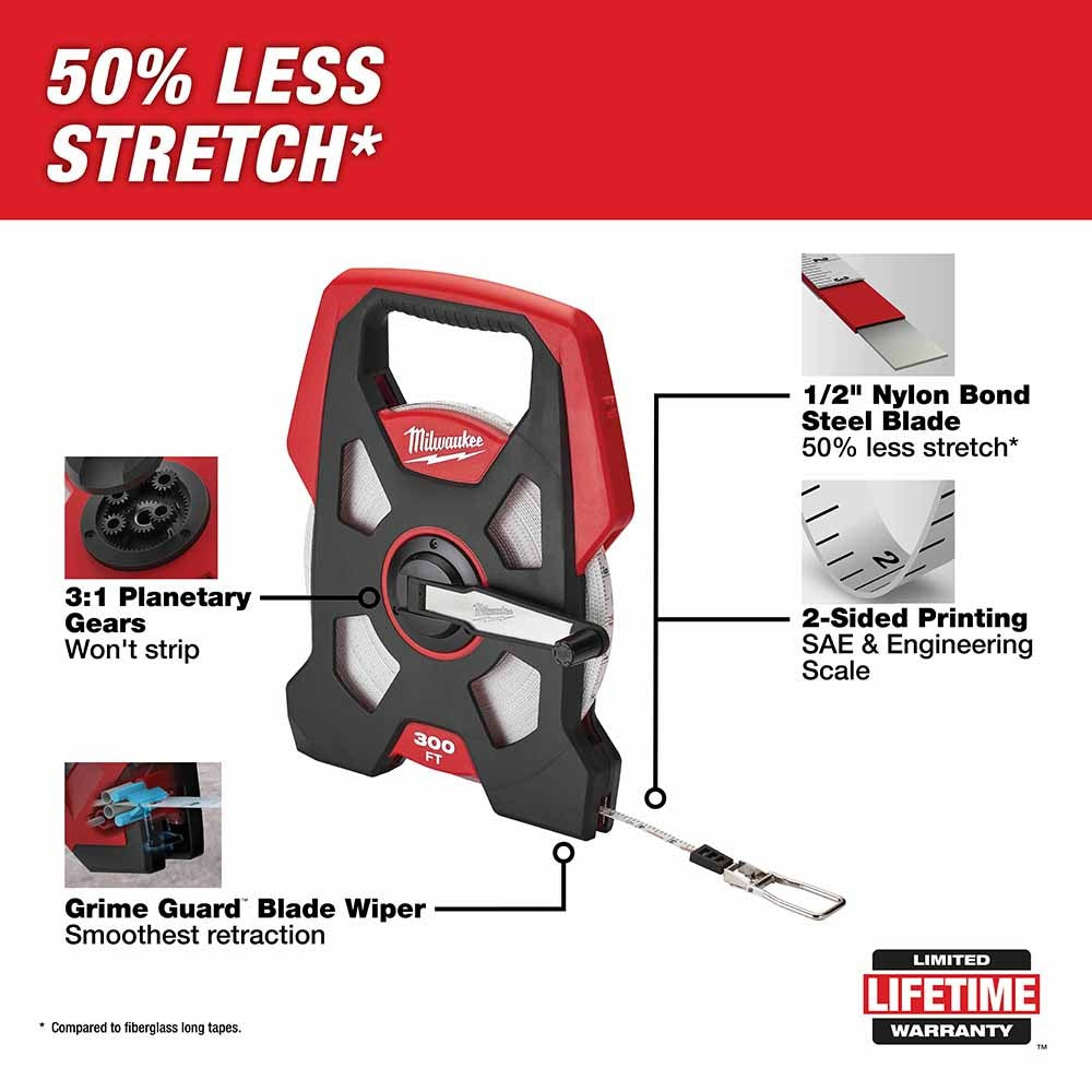 Milwaukee 48-22-5230 300 Open Reel Long Tape