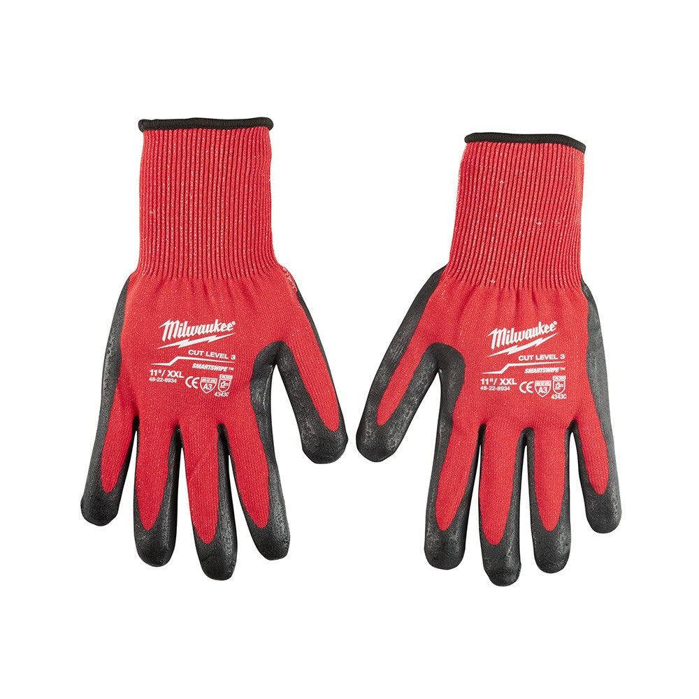 Milwaukee 48-22-8934B 12Pk Cut 3 DIPPED Gloves – XXL [A3]