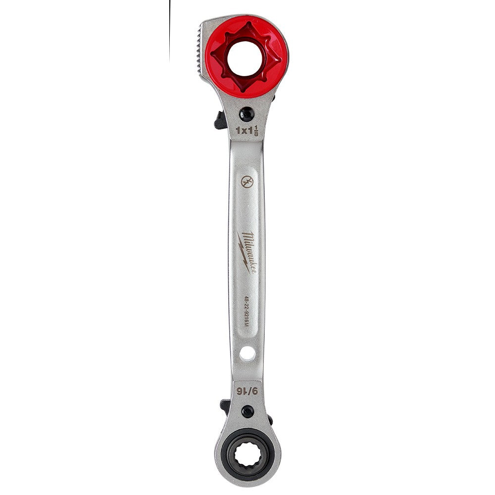 Milwaukee  48-22-9216M Linemans 5-in-1 Racheting Wrench w/ Milled Face