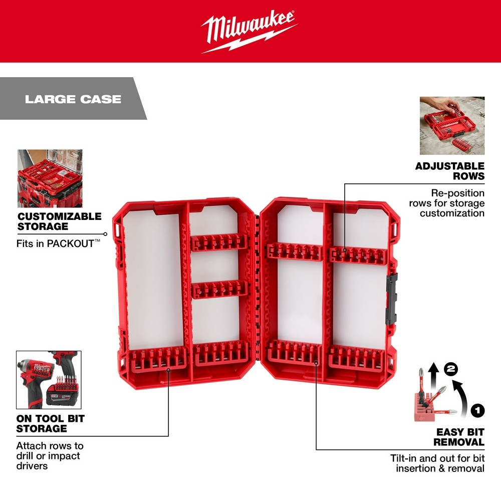 Milwaukee 48-32-4097 SHOCKWAVE Impact Duty Drill & Drive Set - 60PC