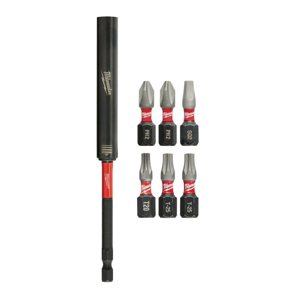 Milwaukee 48-32-4518 SHOCKWAVE 7Pc Impact Magnetic Drive Guide Set