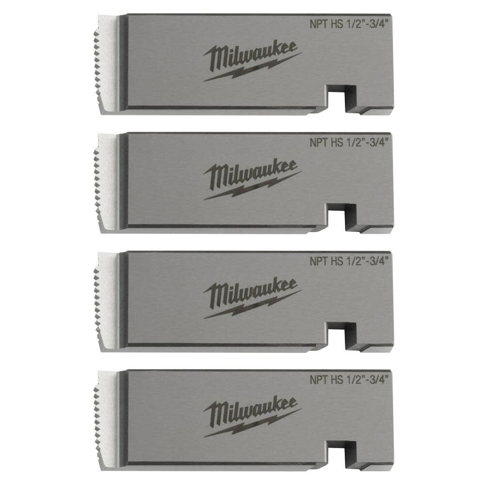 Milwaukee 48-36-1203 1/2-3/4 High Speed NPT Universal Pipe Threading Dies