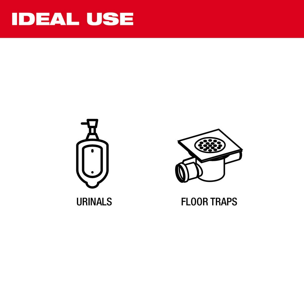 Milwaukee 48-53-3574 TRAPSNAKE 4 Urinal Auger Cable