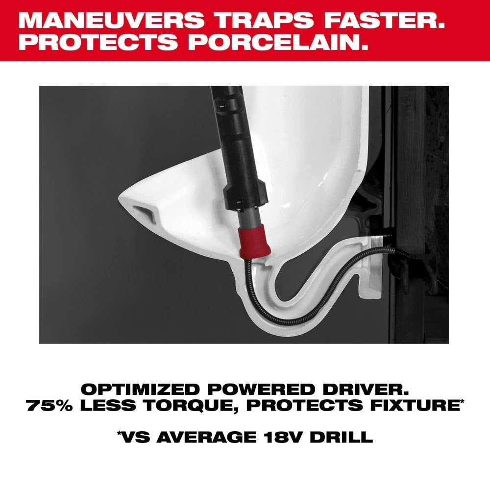 Milwaukee 48-53-3574 TRAPSNAKE 4 Urinal Auger Cable