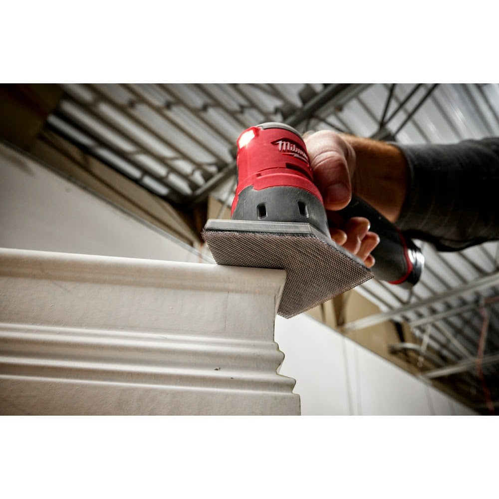 Milwaukee 48-80-5220 220 Grit Mesh Sanding Sheets for M12 FUEL Orbital Detail Sander 12-Pack